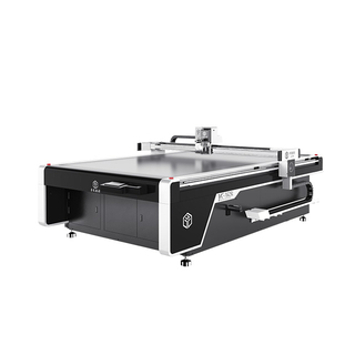 Yuchon Factory Price CNC Oscillating Knife Packing Adverting Sticker Label roll Flatbed Cutting Machine