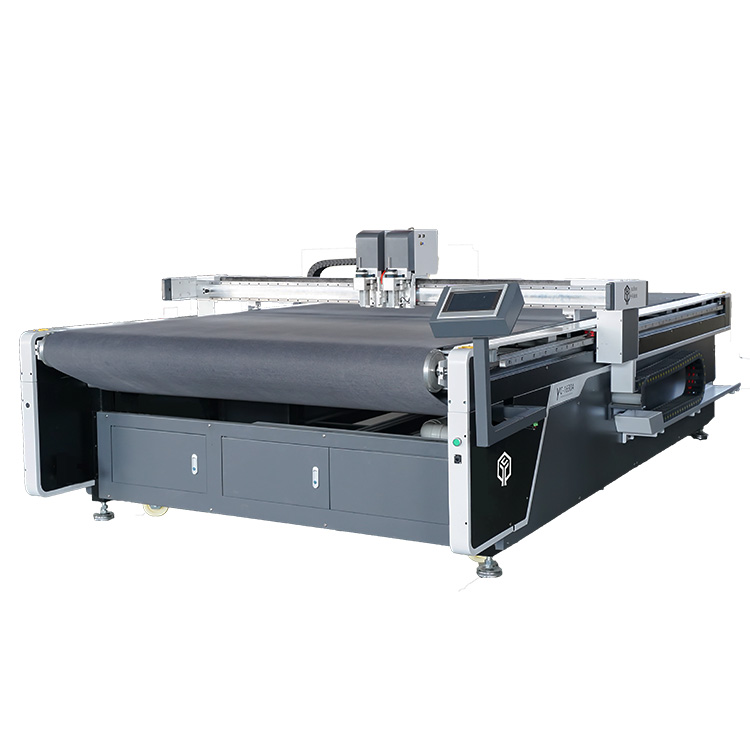 Sound Insulation Foam Board Acoustic Pet Panel CNC Cutting Machine with Pneumatic Knife Tools