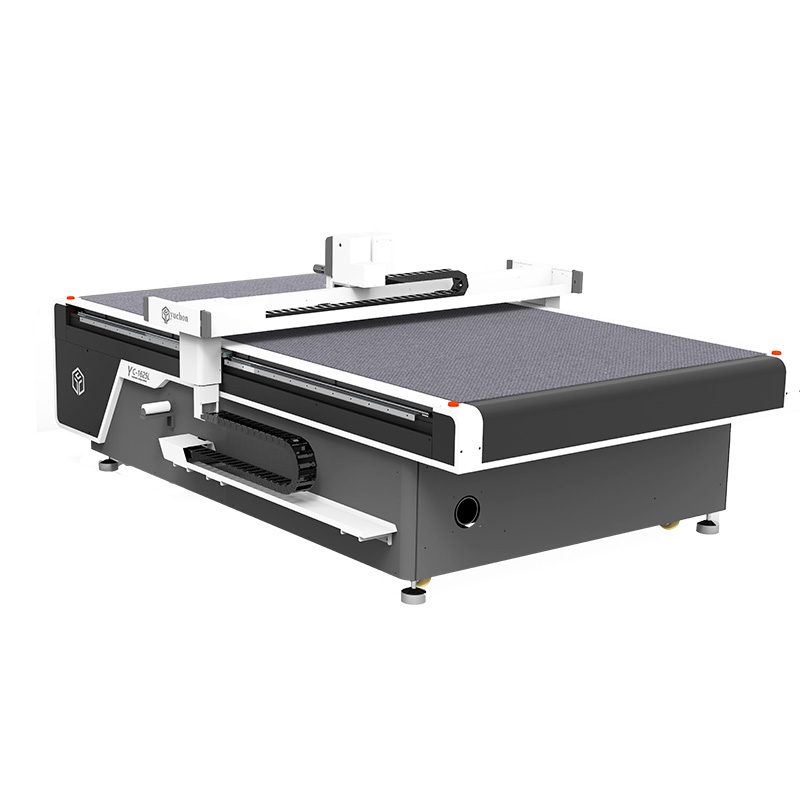 Yuchen YC-2231 Manufacture Carbon Fiber Acoustic Foam Sheet EVA Oscillating Knife Cutting Machine