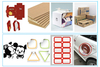 Automatic self adhesive sticker cardboard 3mm corrugated paper flatbed cutting plotter machine with CCD camera