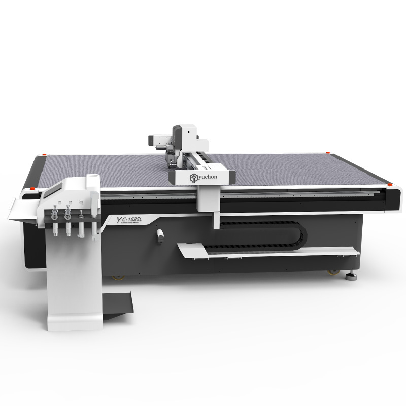 Yuchen YC-2231 Manufacture Carbon Fiber Acoustic Foam Sheet EVA Oscillating Knife Cutting Machine